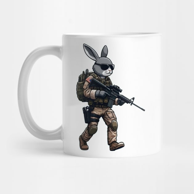 Tactical Rabbit by Rawlifegraphic